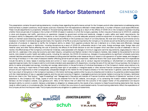 Safe Harbor Statement - 2021 ICR Conference