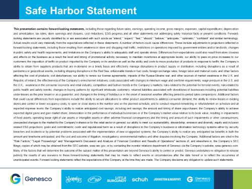 Safe Harbor image - click to open PDF version